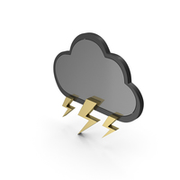 Weather Icon Thunderstorm PNG & PSD Images