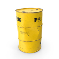 Old Radioactive Waste Barrel PNG & PSD Images
