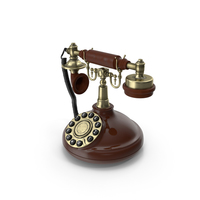 Old Telephone With Rotary Dial PNG & PSD Images