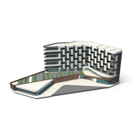 Futuristic Office Building PNG & PSD Images