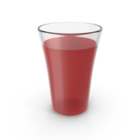 Glass Cup With Red Juice PNG & PSD Images