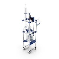 3D Chemical Glass Reactor PNG & PSD Images