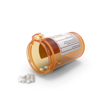 Opened Pill Bottle PNG & PSD Images