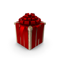 Christmas BOX Closed All Cream PNG & PSD Images