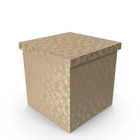 Christmas BOX Closed Cream PNG & PSD Images