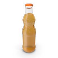 Orange Soda Glass Bottle PNG & PSD Images