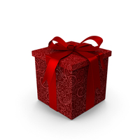 Christmas BOX Closed Ribbon PNG & PSD Images