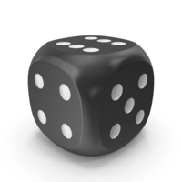 Dice Black White Up PNG & PSD Images