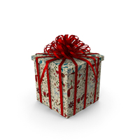 Christmas Box Closed Ribbon PNG & PSD Images