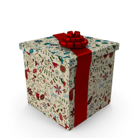 Christmas BOX Closed Tape Art PNG & PSD Images