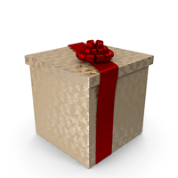 Christmas BOX Closed Tape Cream PNG & PSD Images