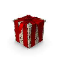 Christmas BOX Closed Tapes Art PNG & PSD Images
