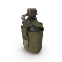 Outdoor Water Canteen Plastic Military PNG & PSD Images