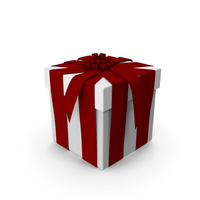 Christmas Box Closed Tapes White PNG & PSD Images
