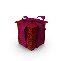 Christmas BOX Closed Ribbon PNG & PSD Images