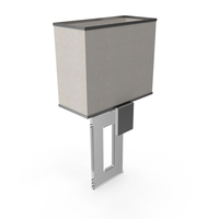 Porta Romana Square Perspex Wall Light MWL/02 PNG & PSD Images