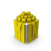 Christmas BOX Closed4 All White PNG & PSD Images