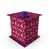 Christmas Box Closed Deer PNG & PSD Images