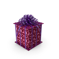 Christmas Box Closed Ribbon Deer PNG & PSD Images