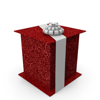 Christmas Box Closed Tape PNG & PSD Images