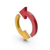 Arrow Yellow and Red PNG & PSD Images