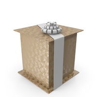 Christmas BOX Closed4 Tape Cream PNG & PSD Images