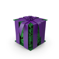 Christmas BOX Closed4 Tapes Art PNG & PSD Images