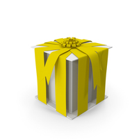 Christmas BOX Closed4 Tapes White PNG & PSD Images