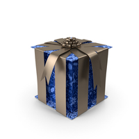 Christmas BOX Closed 4 Tapes wool PNG & PSD Images