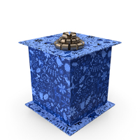 Christmas Box Closed Wool PNG & PSD Images