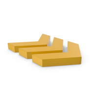 Arrow Yellow PNG & PSD Images