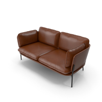 Sofa V43 Brown PNG & PSD Images