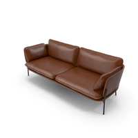 Sofa V44 Brown PNG & PSD Images