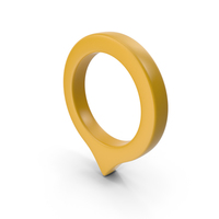 Location Sign Yellow PNG & PSD Images