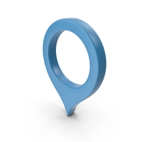 Location Sign Blue PNG & PSD Images