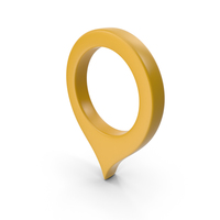 Location Sign Yellow PNG & PSD Images
