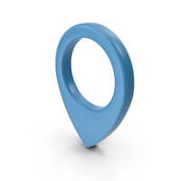 Location Sign Blue PNG & PSD Images