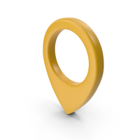 Location Sign Yellow PNG & PSD Images