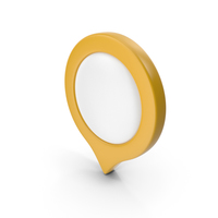 Location Sign Yellow PNG & PSD Images