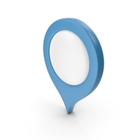 Location Sign Blue PNG & PSD Images