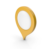 Location Sign Yellow PNG & PSD Images