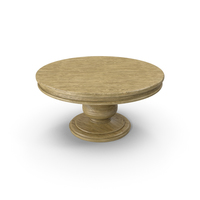 Wood Round Table PNG & PSD Images