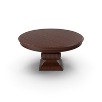 Wood Round Table PNG & PSD Images