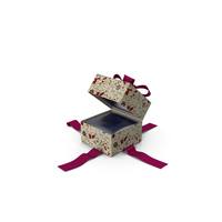 Christmas Box Jewelbox Ribbon Art PNG & PSD Images