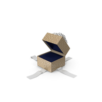 Christmas BOX Jewelbox Ribbon2 Cream PNG & PSD Images