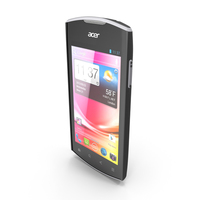 Acer Liquid Glow Black PNG & PSD Images