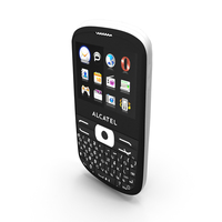 Alcatel One Touch 819 Soul Black PNG & PSD Images