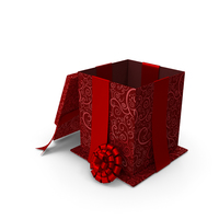 Christmas Box Open Tape PNG & PSD Images