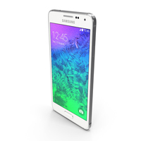 Samsung Galaxy Alpha White PNG & PSD Images