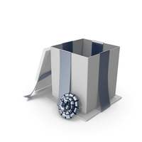 Christmas Box Open Tape White PNG & PSD Images